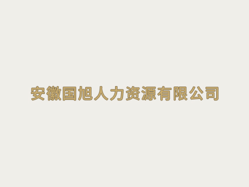 安徽國旭人力資源有限公司
